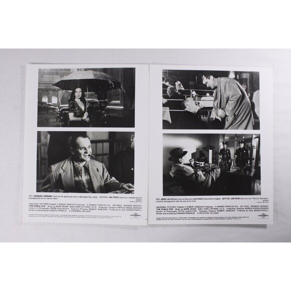 1992 Joe Pesci The Public Eye Movie press kit + 9 photo sheets (8x10) + - Picture 2 of 8